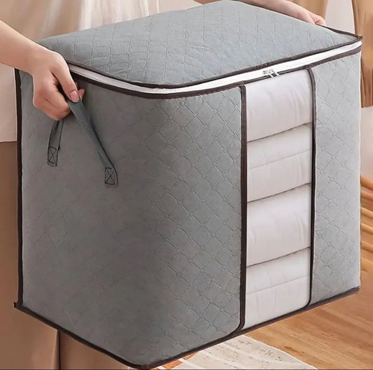 Improved Quality LARGE Storage Bags FOR SHIRTS CLOTHS AND BLANCKETS DOUBLE ZIPPER Organizer