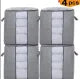 Improved Quality LARGE Storage Bags FOR SHIRTS CLOTHS AND BLANCKETS DOUBLE ZIPPER Organizer